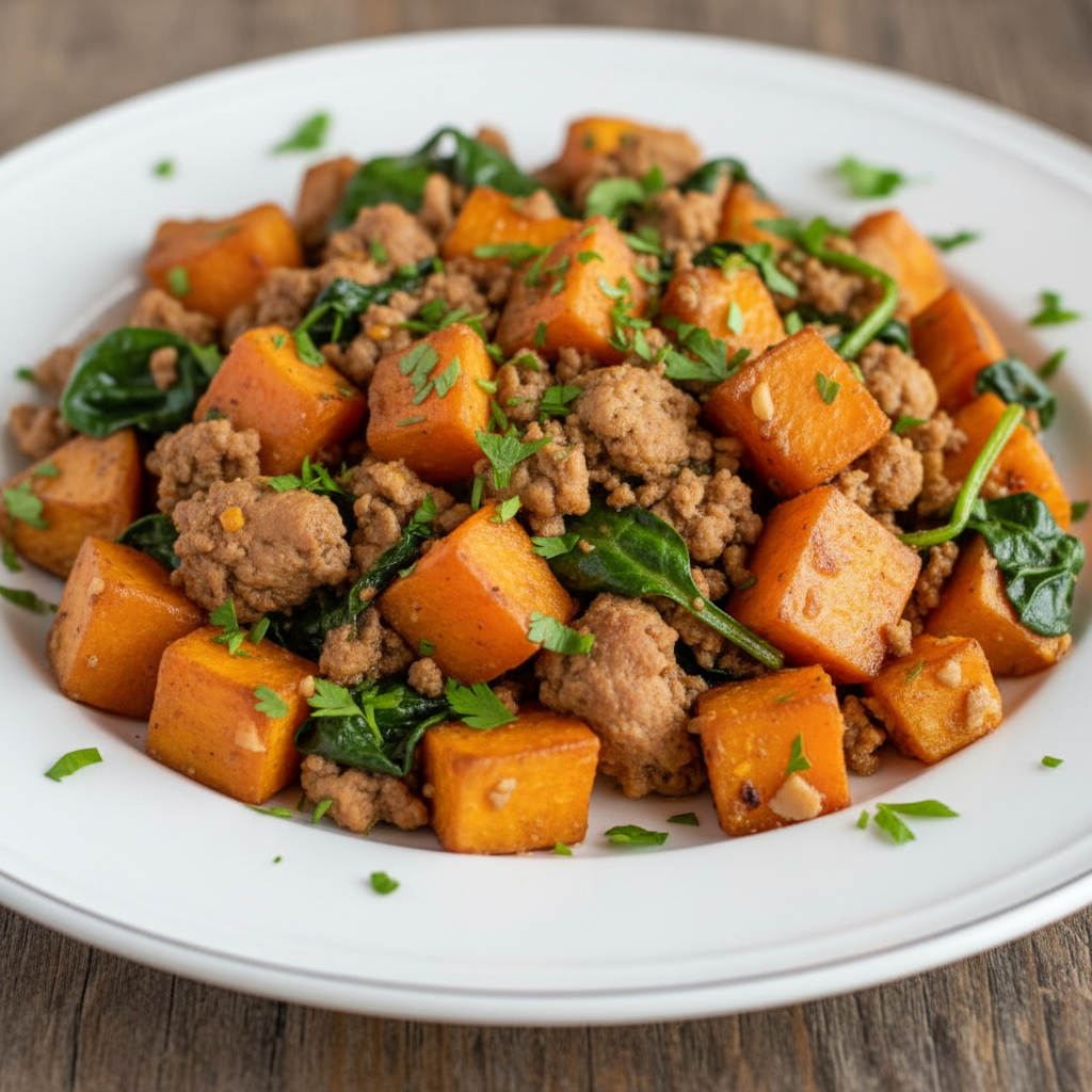 Cooking tips for ground turkey sweet potato skillet