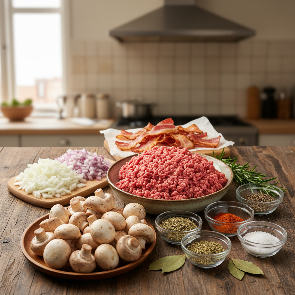 Southern Hamburger Steak ingredients list
