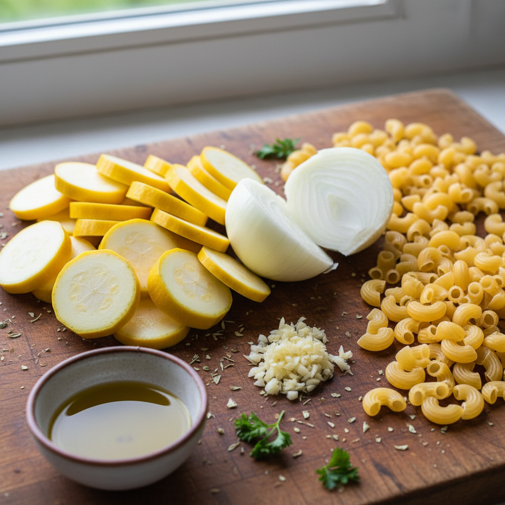Ingredients for Healthy Mac and Cheese