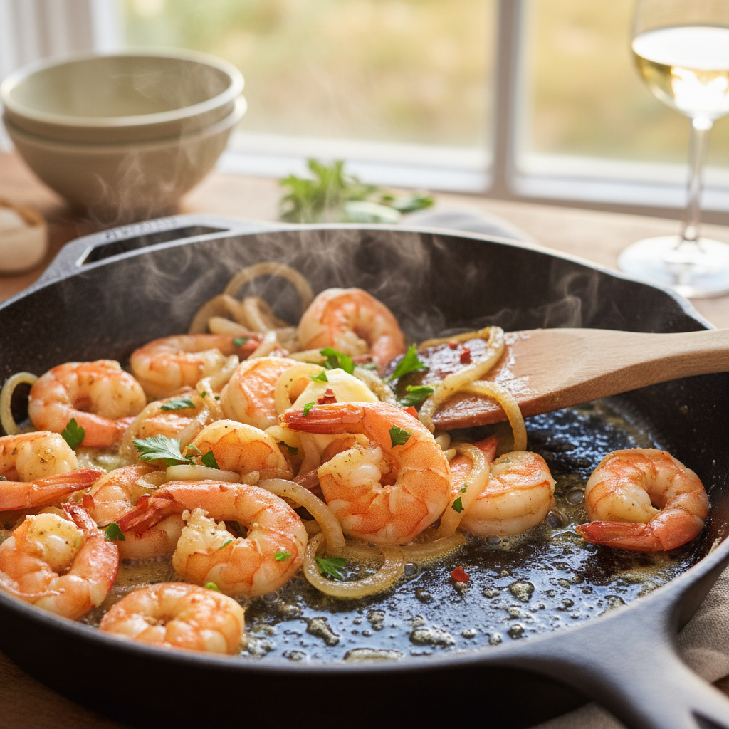 Cooking Instructions for Creamy Shrimp Alfredo