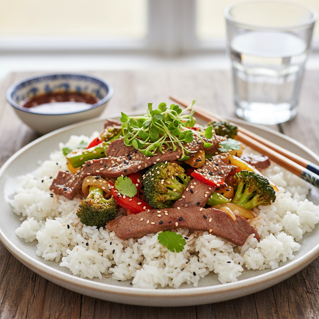 Cooking instructions steps