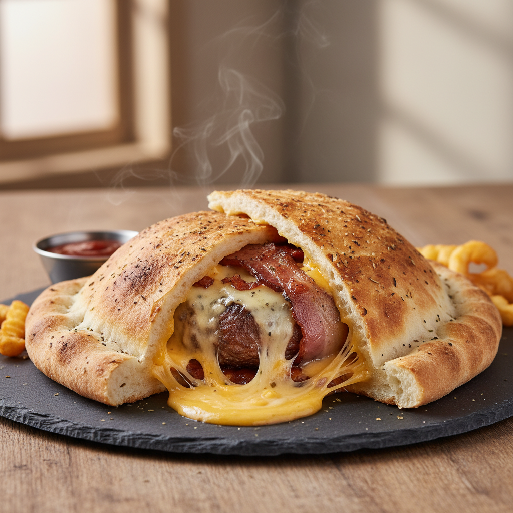 Cooking tips for bacon-wrapped smoked cheeseburger