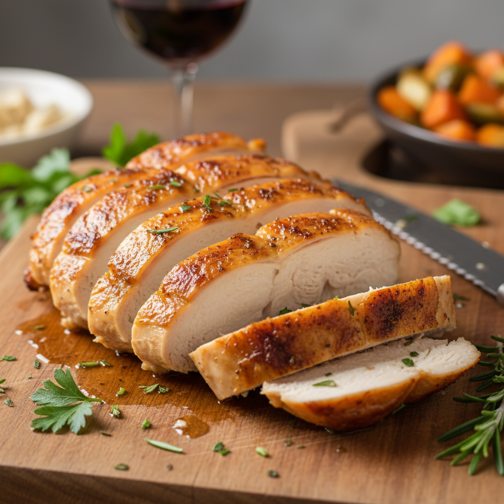 Cooking instructions for chicken