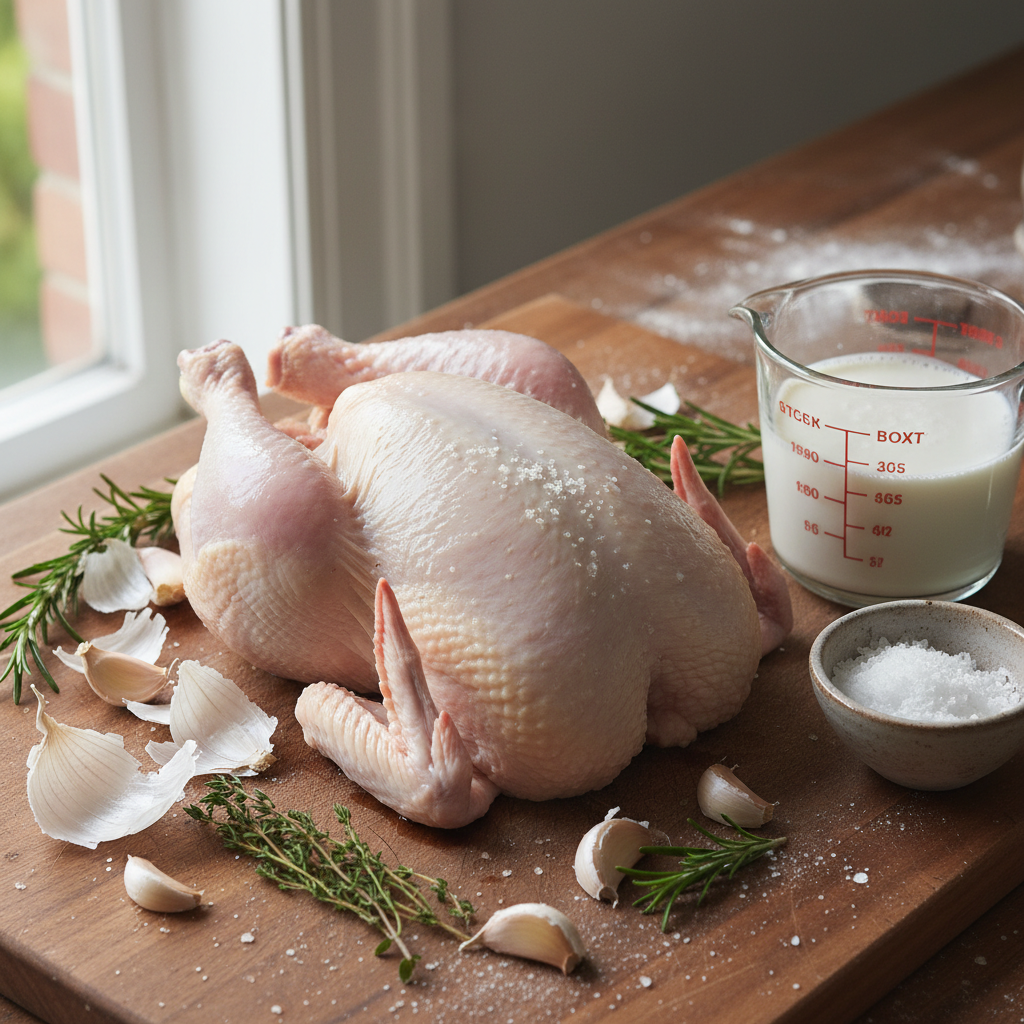 Juicy chicken close-up