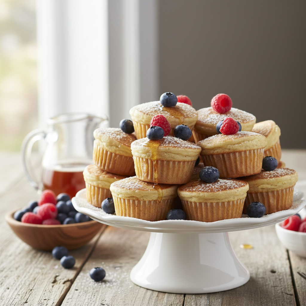 Instructions for Pancake Mini Muffins