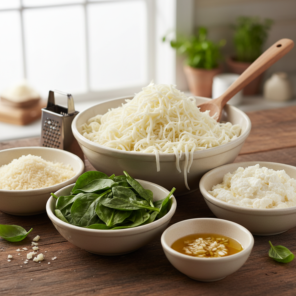 Ingredients for Chicken Lasagna