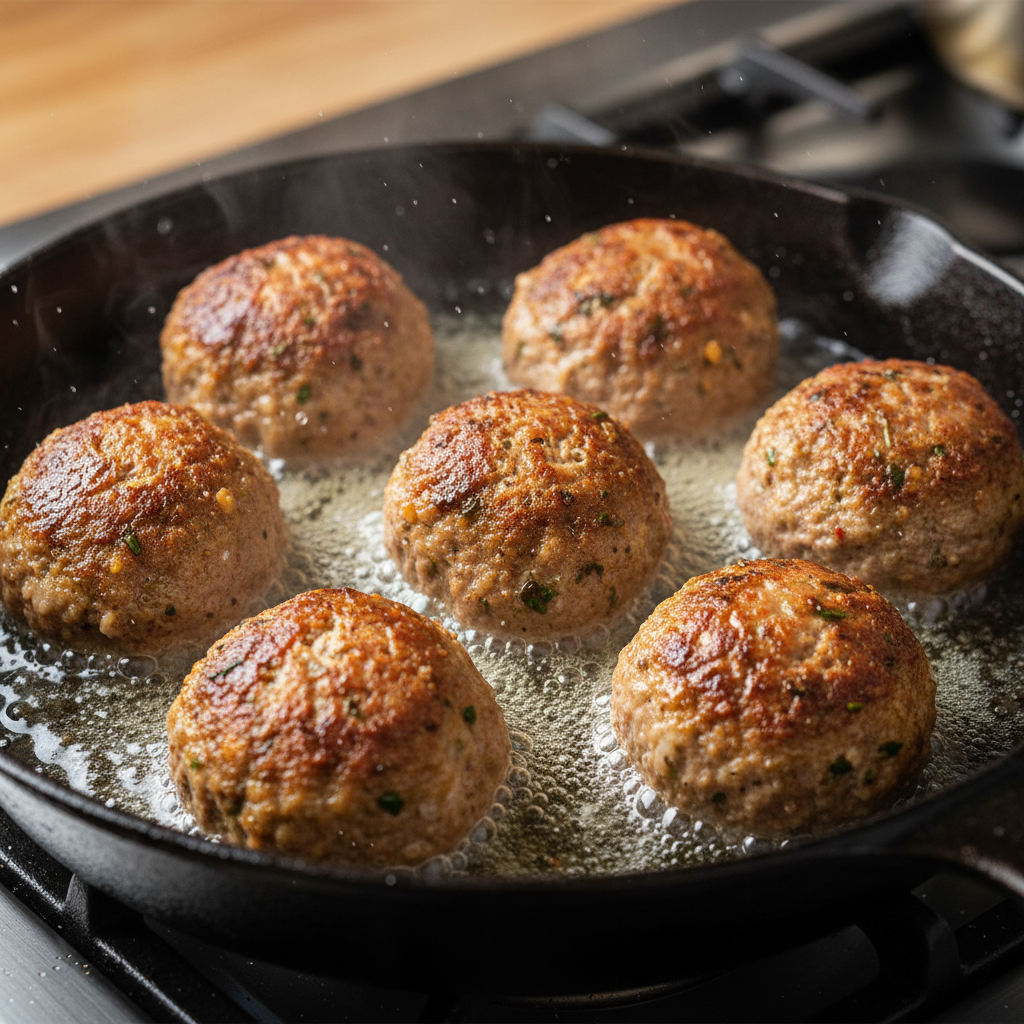 Instructions for Making Asian Meatballs