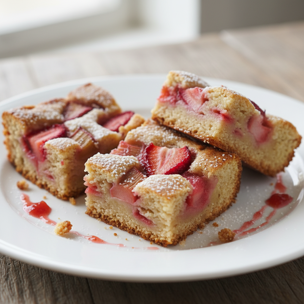 Cooking Tips for Strawberry Rhubarb Blondie
