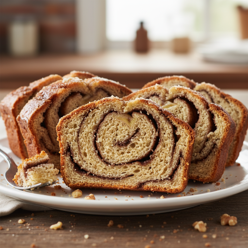 Instructions for Banana Cinnamon Swirl Bread