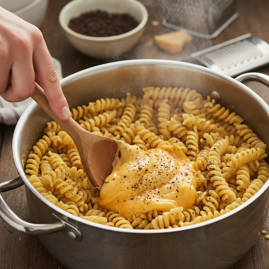 Instructions for Southern Holiday Mac and Cheese